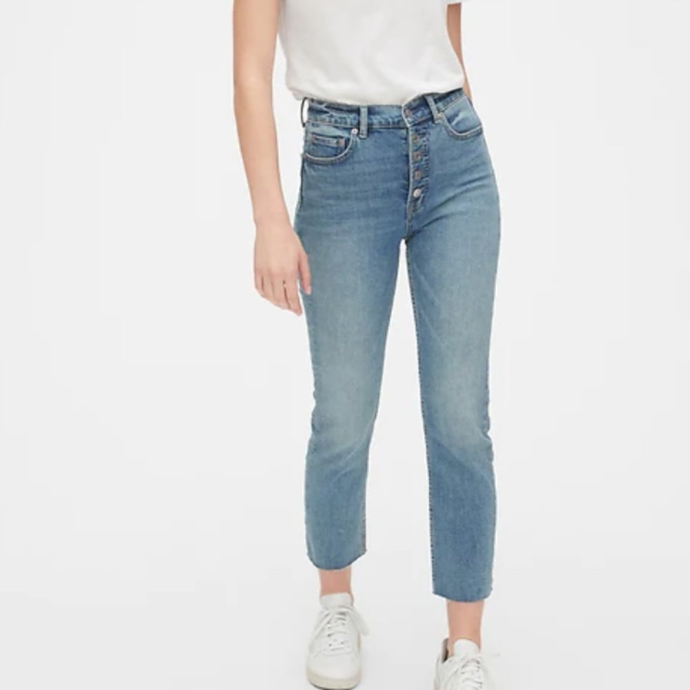 Gap High Rise Button-Fly Cigarette Jeans (24P)